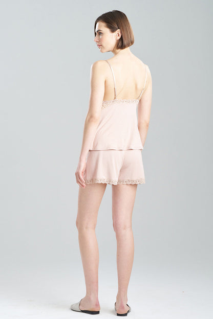Natori Buy Feathers Essentials Lenzing™ Ecovero™ Viscose Lace Applique Cami PJ in Café Online