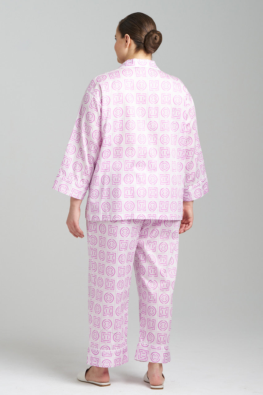 Natori Buy Infinity Cotton Sateen Notch PJ in Light Orchid Online