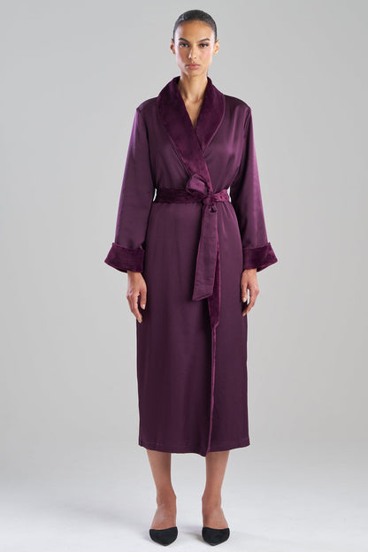 Natori Satin Plush Robe