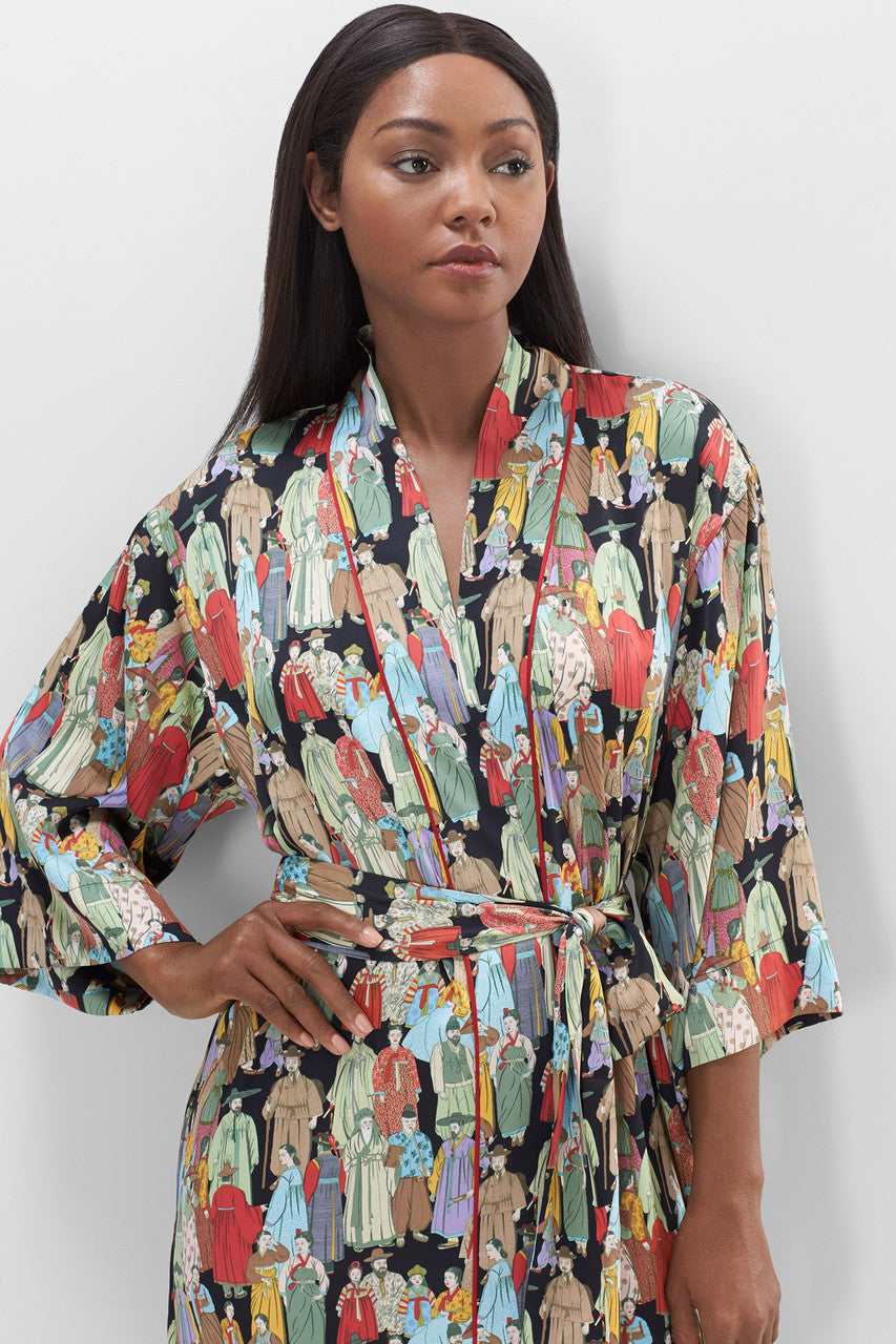 Natori Buy Dynasty Robe in Black Online