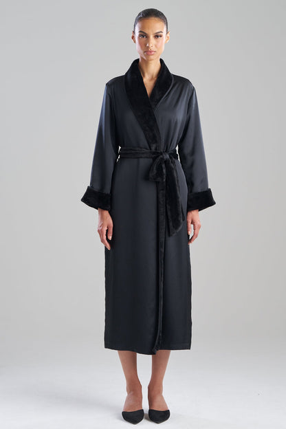 Natori Satin Plush Robe