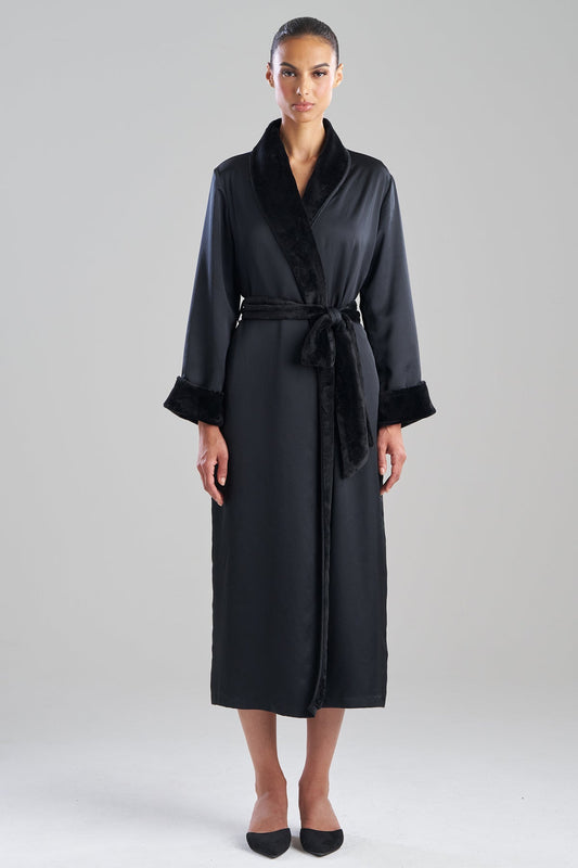 Natori Satin Plush Robe