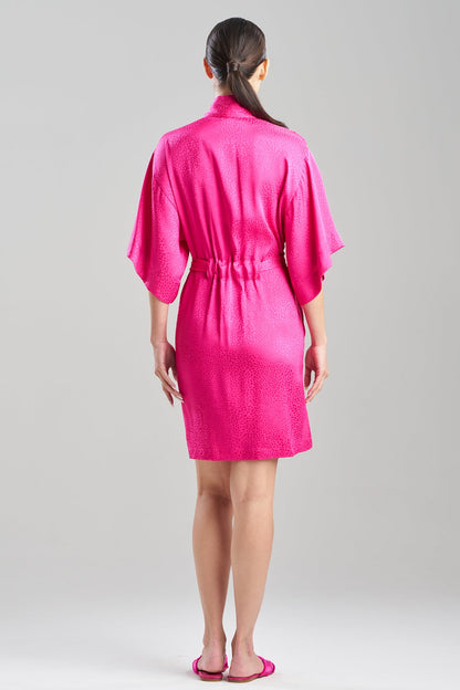 Natori Wilderness Satin Jacquard Wrap