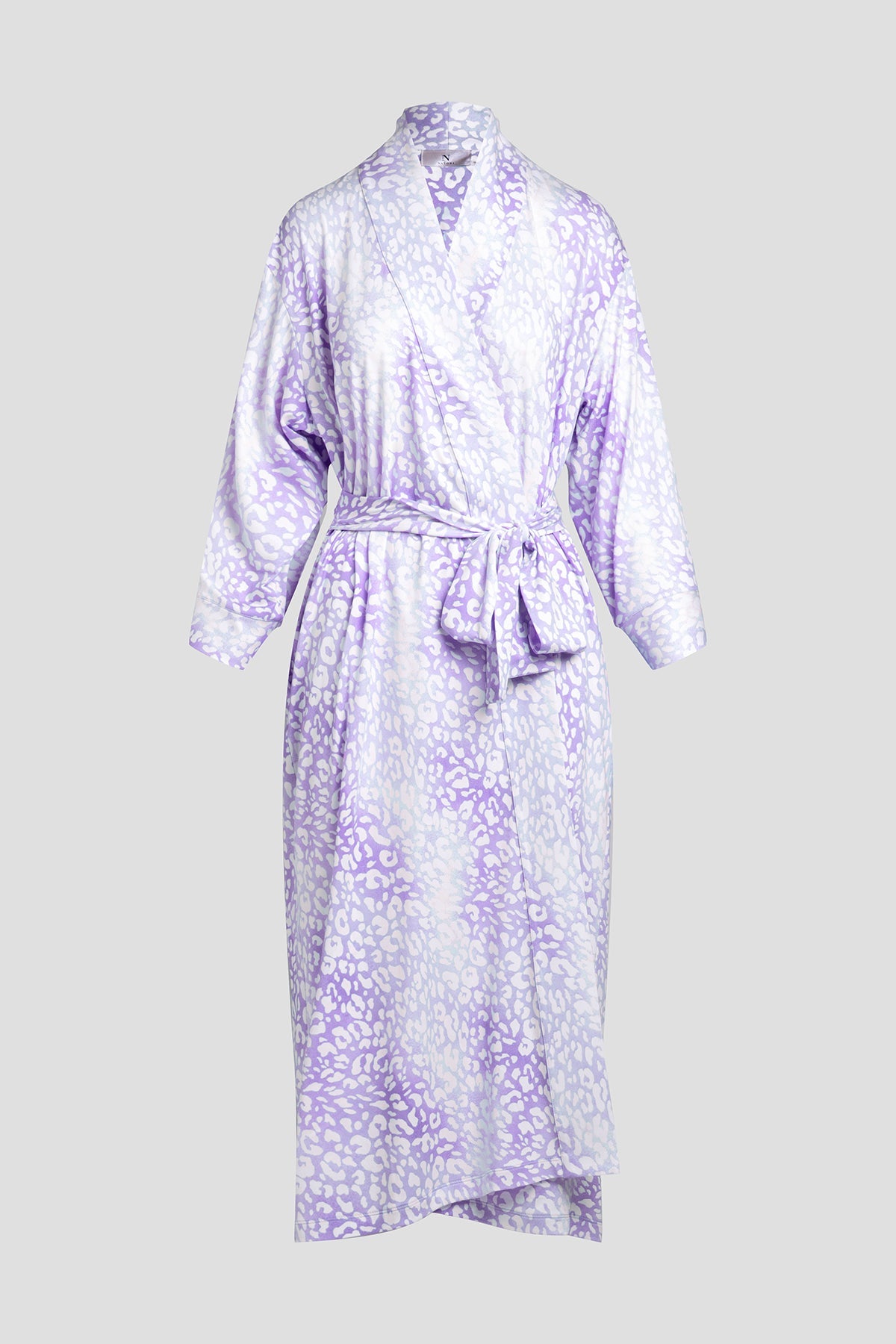 Natori Misty Leopard Cozy Knit Robe