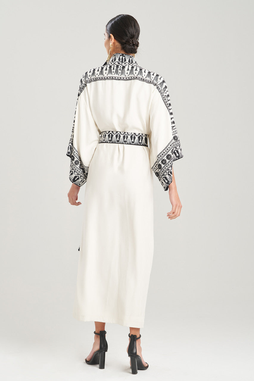 Natori Buy Couture Le Souk Embroidery Robe in Warm White Online