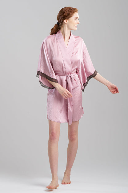 Natori Buy Ashley Icon Lace Wrap in Rose Quartz Online