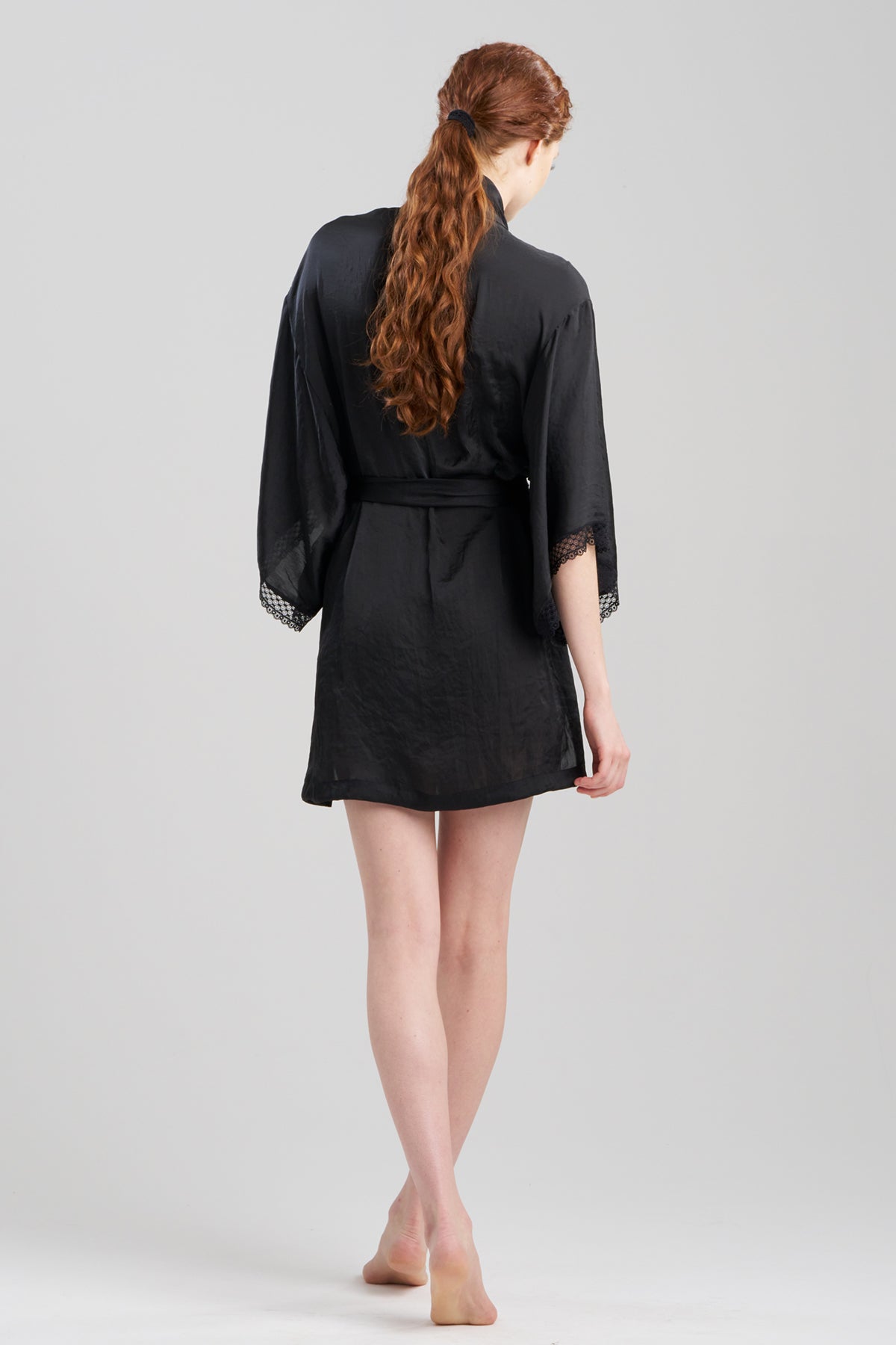Natori Buy Ashley Icon Lace Wrap in Black Online