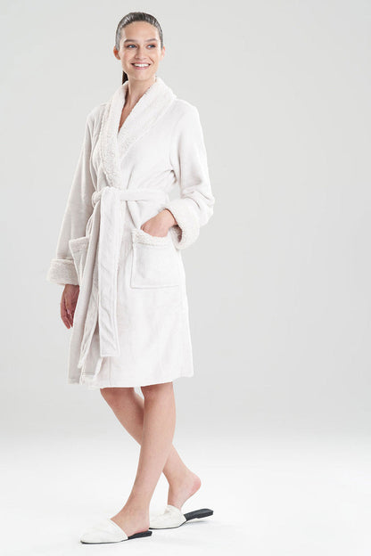 Natori Buy Plush Sherpa Cozy Robe in Bone Online