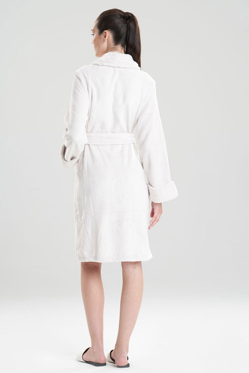 Natori Buy Plush Sherpa Cozy Robe in Bone Online