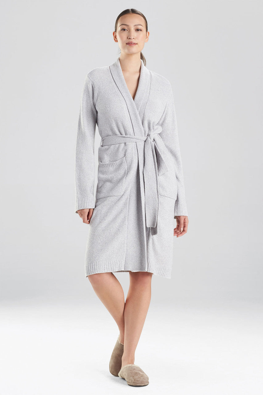 Natori Buy Aura Heather Chenille Robe in Dove Grey Online