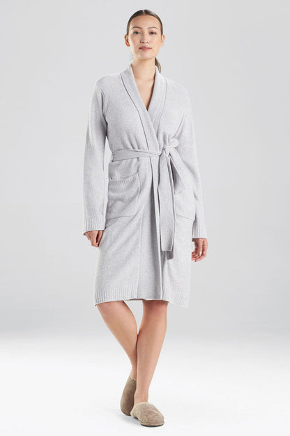 Natori Buy Aura Heather Chenille Robe in Dove Grey Online