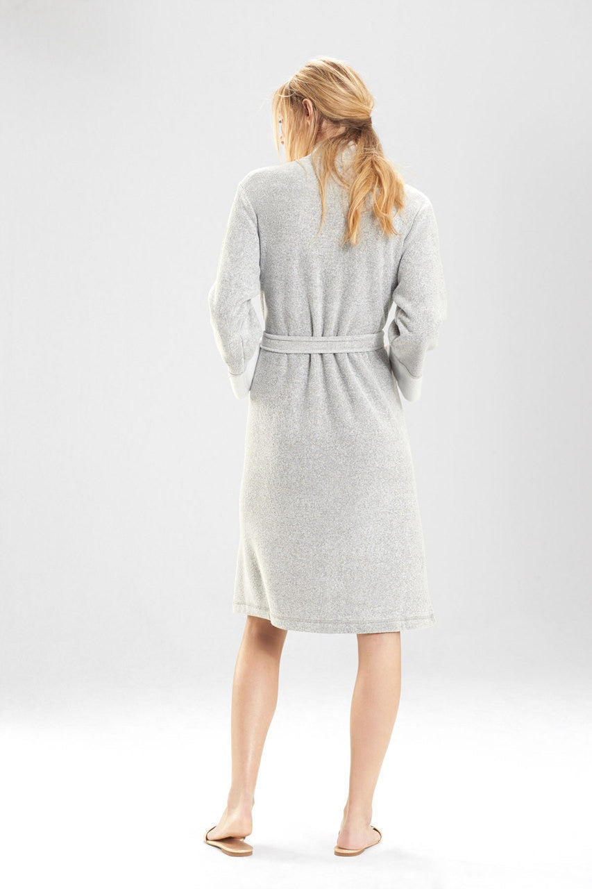 Natori Buy Nirvana Brushed Terry Robe in Heather Gray Online