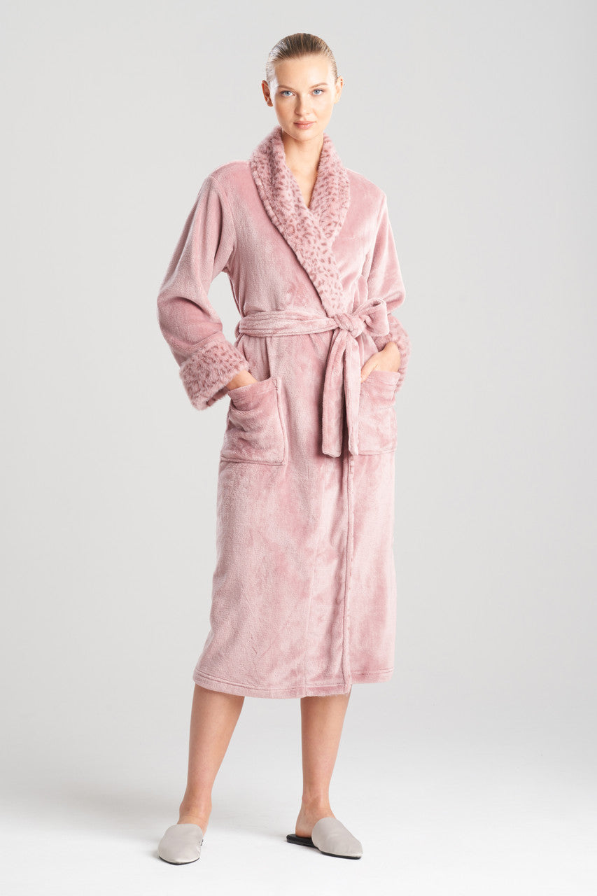 Natori Buy Plush Lynx Robe in Nude Blush Online