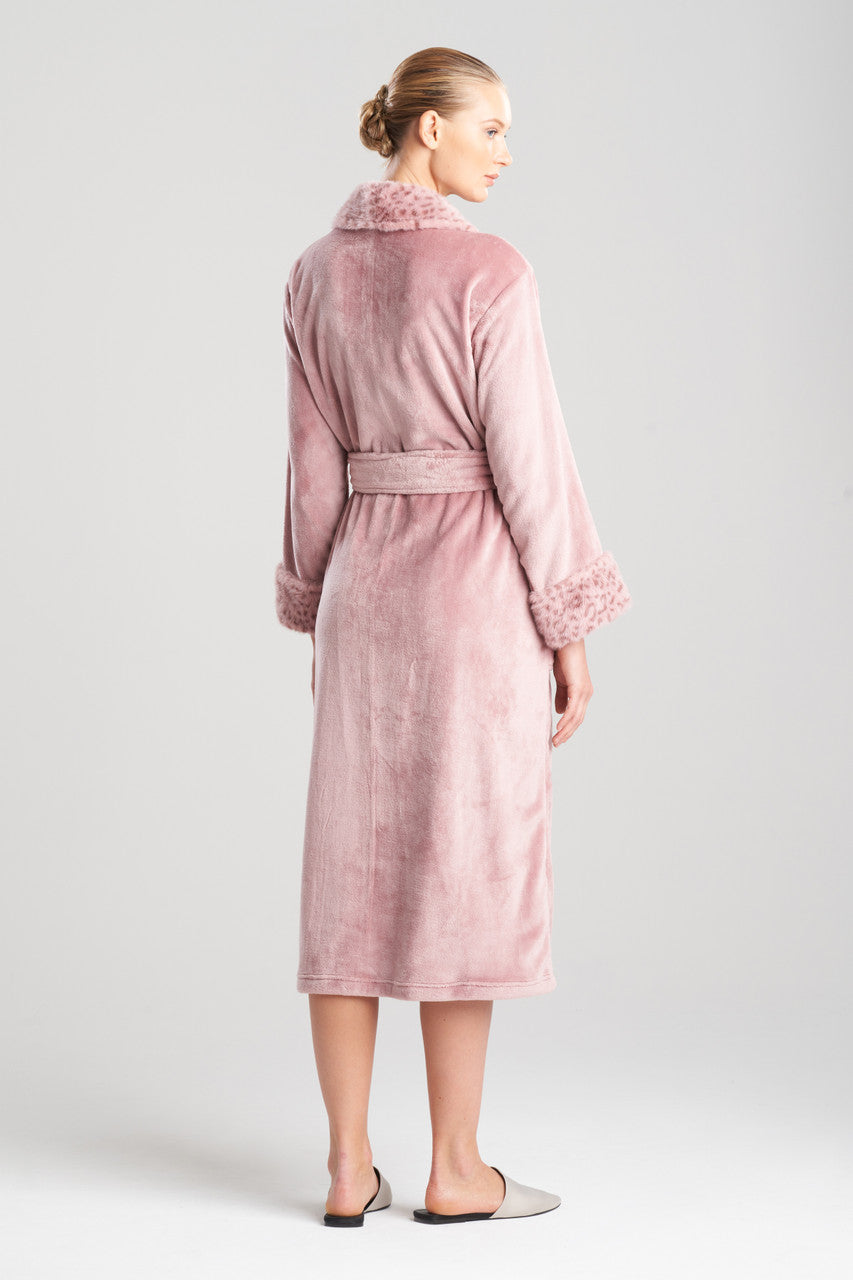Natori Buy Plush Lynx Robe in Nude Blush Online