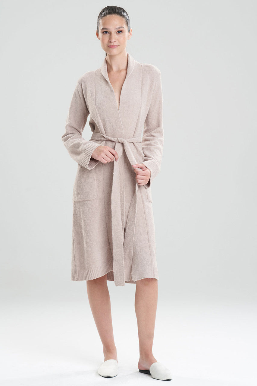 Natori Buy Aura Solid Chenille Robe in Velvet Mink Online