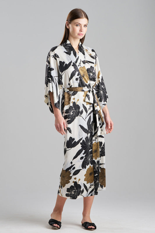 Natori Buy Peony Blossom Kimono Robe in Neutral Online