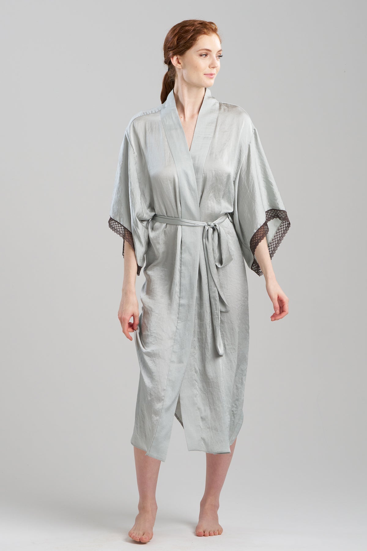 Natori Buy Ashley Icon Lace Robe in Celadon Online