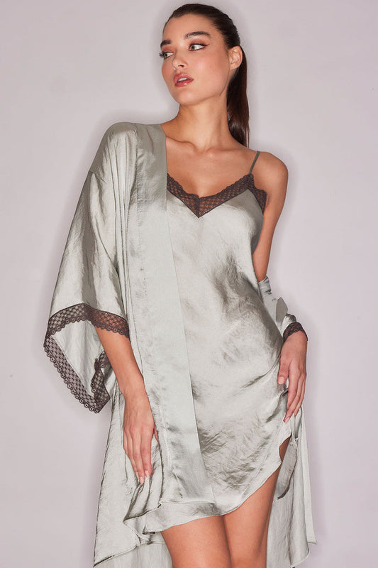 Natori Buy Ashley Icon Lace Wrap in Celadon Online