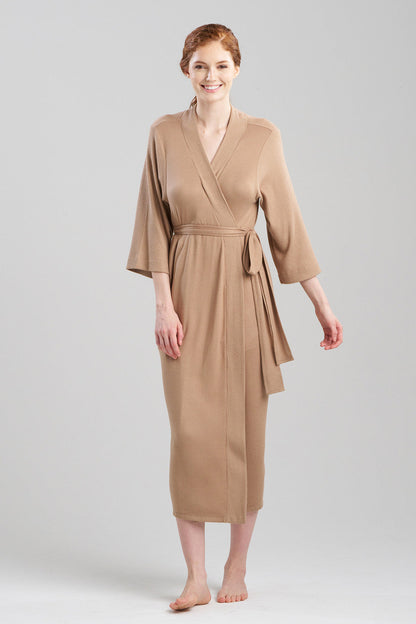 Natori Buy Eden Rib Knit Dream Robe in Latte Online