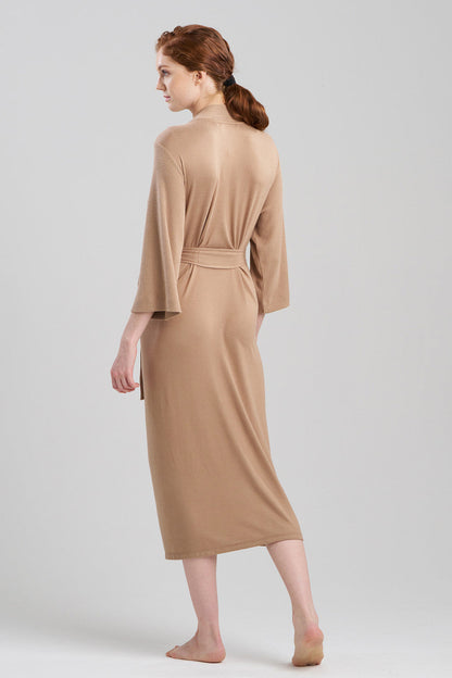 Natori Buy Eden Rib Knit Dream Robe in Latte Online