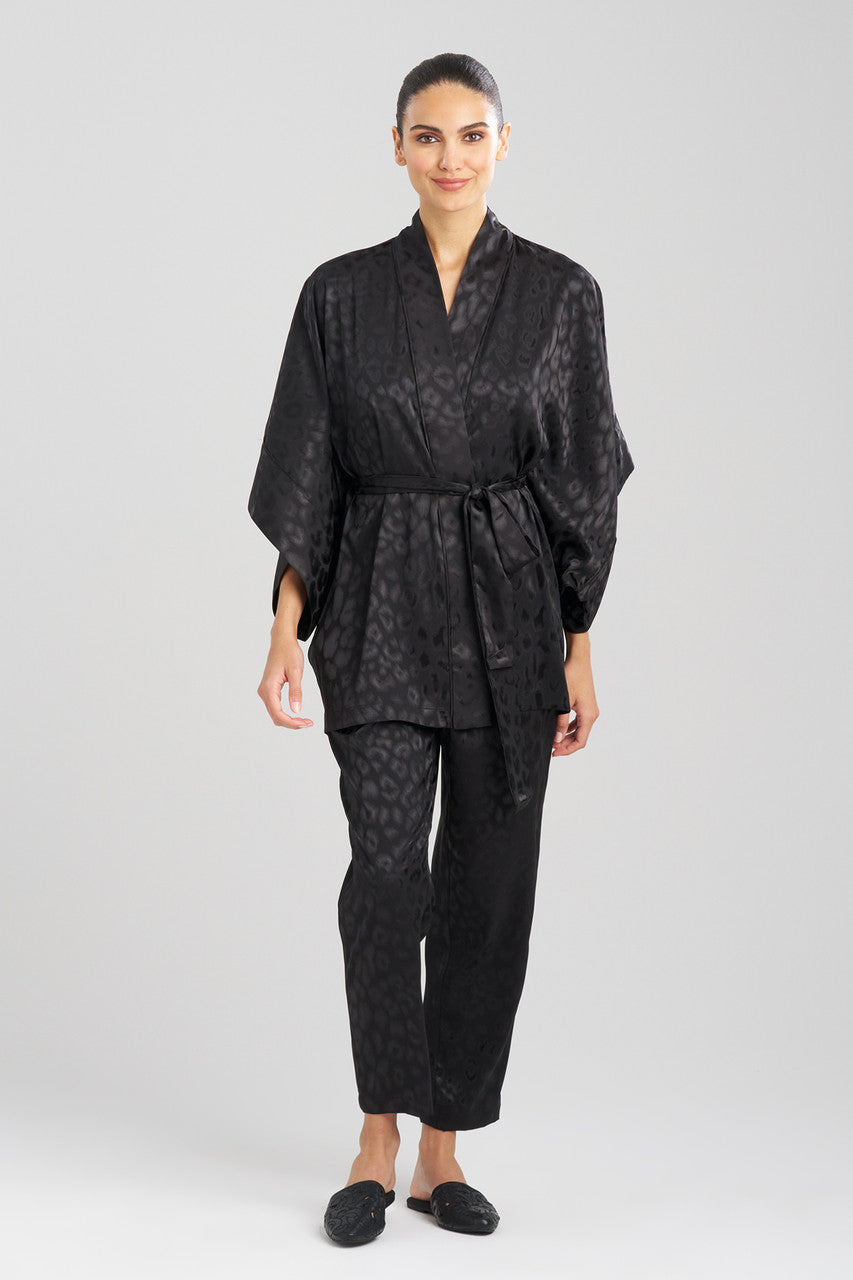 Natori Buy Decadence Belted Wrap in Black Online