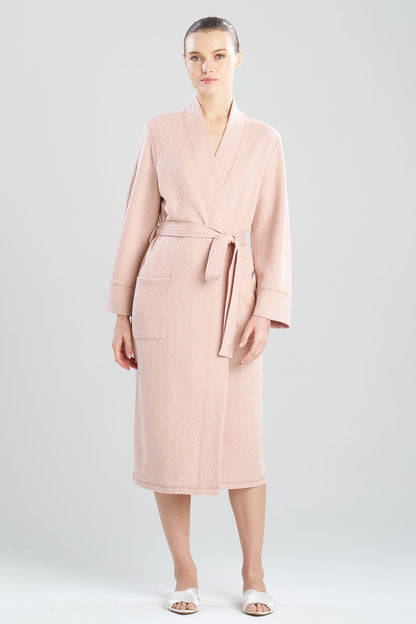 Natori Quilted Geo Knit Jacquard Robe