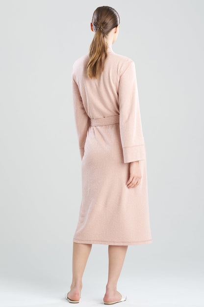 Natori Quilted Geo Knit Jacquard Robe