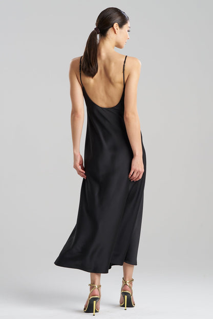 Natori Luxe Charmeuse Slip Dress