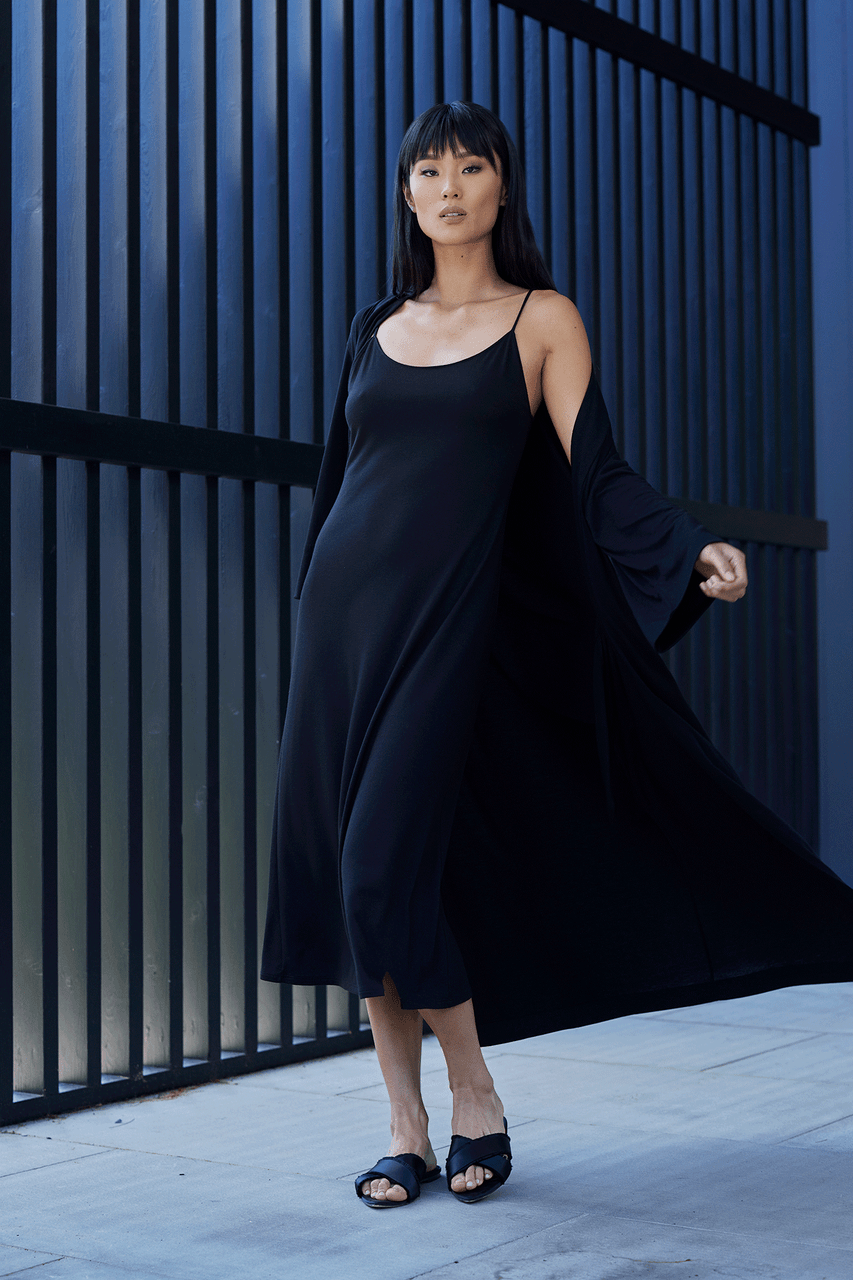 Natori Buy Shangri-La TENCEL™ Gown in Black Online