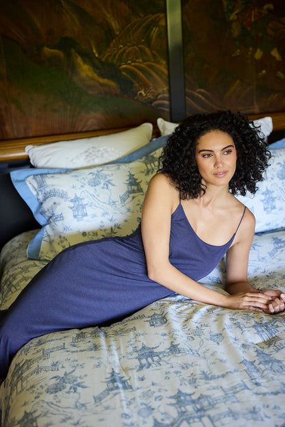 Natori Buy Shangri-La TENCEL™ Gown in Ht Night Blue Online