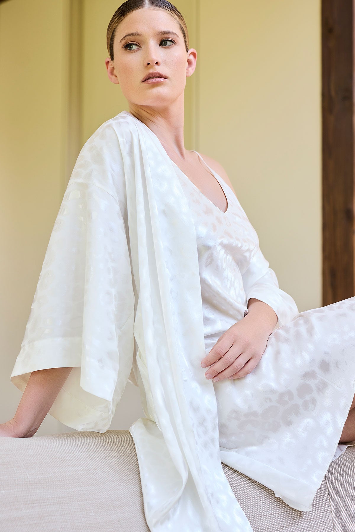 Natori Buy Decadence Gown in Warm White Online