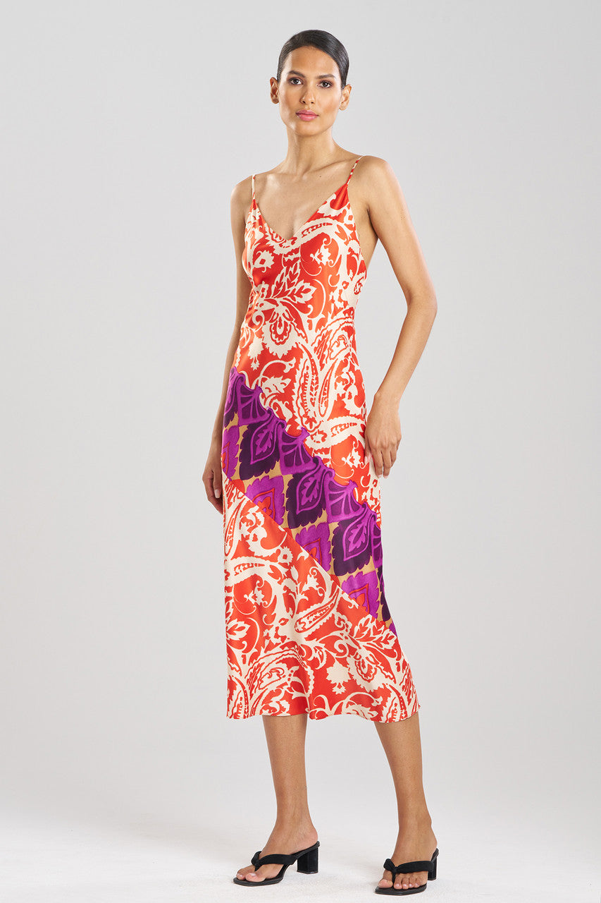 Natori Buy Palace Gown in Red Orange Online