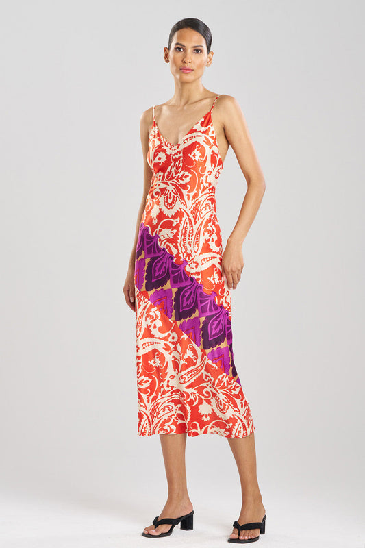 Natori Buy Palace Gown in Red Orange Online