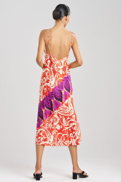 Natori Buy Palace Gown in Red Orange Online