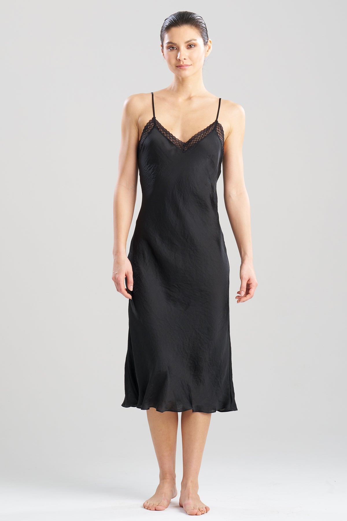 Natori Buy Ashley Icon Lace Gown in Black Online