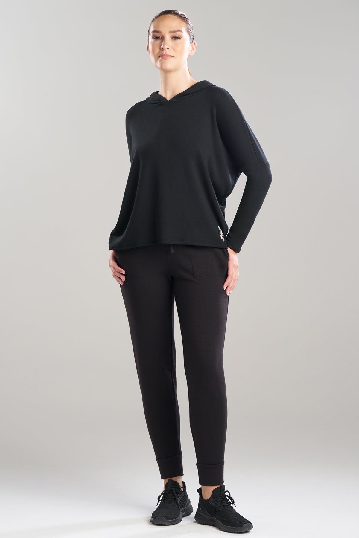 Natori Cocoon Brushed French Terry Kimono Hoodie