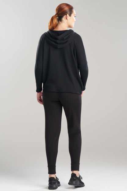 Natori Cocoon Brushed French Terry Kimono Hoodie