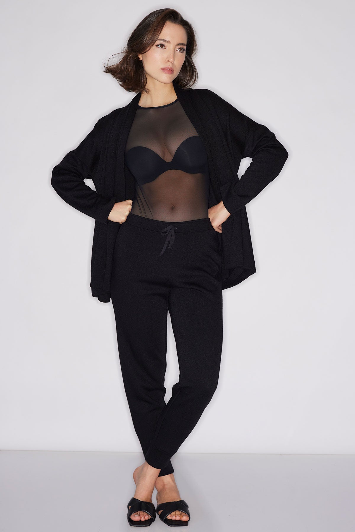 Natori Cocoon Brushed French Terry Joggers