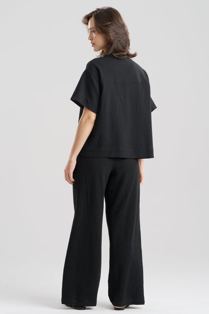Natori Onsen Cotton Button Down Shirt