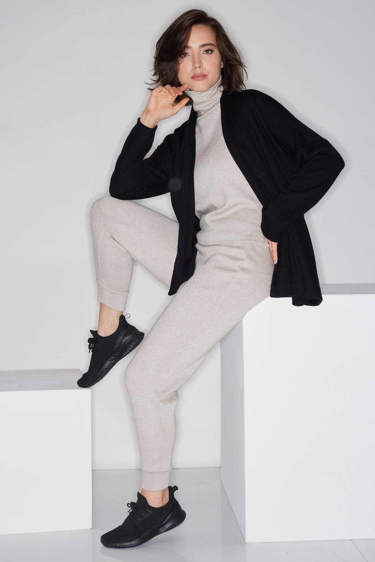 Natori Himalaya Sweater Knit Cardigan