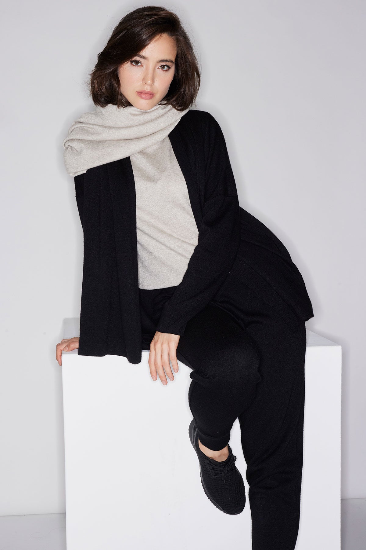 Natori Himalaya Sweater Knit Cardigan