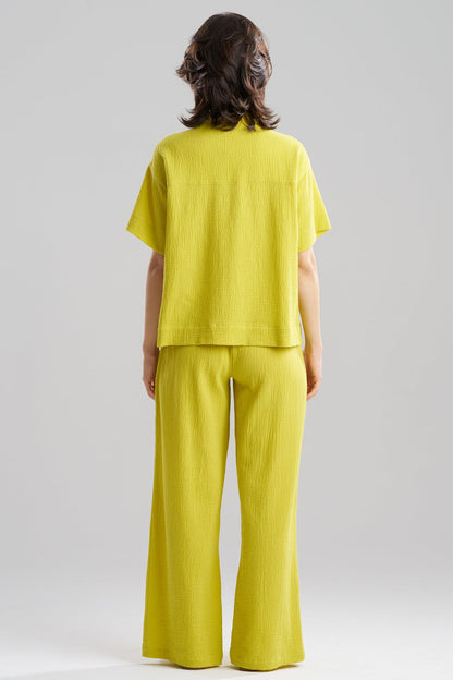 Natori Onsen Cotton Button Down Shirt