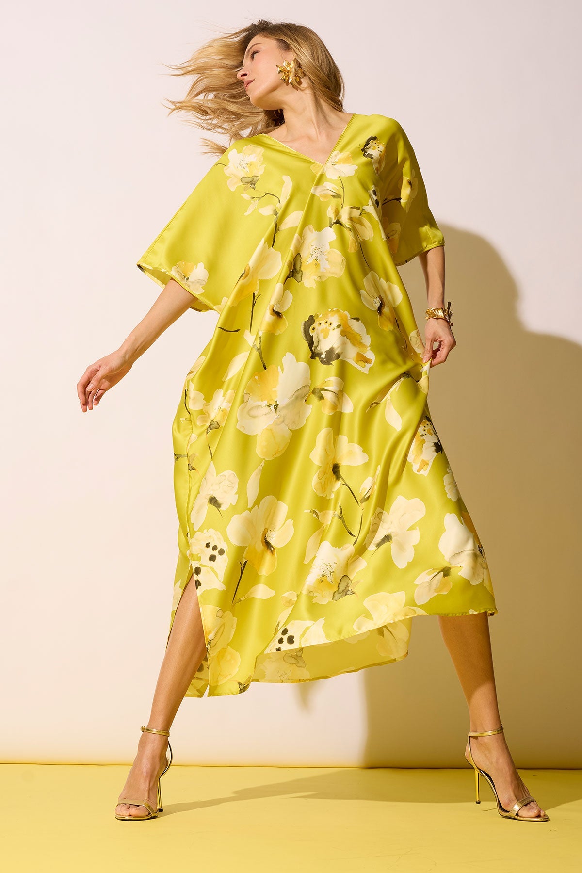 Natori Aurelia Charmeuse Caftan