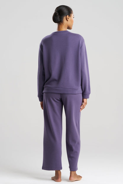 Natori Nova Cozy Brushed Knit Everywhere Crew Neck Top