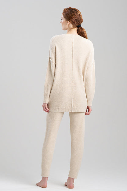 Natori Buy Luna Mellow V-Neck Top in Cream Online