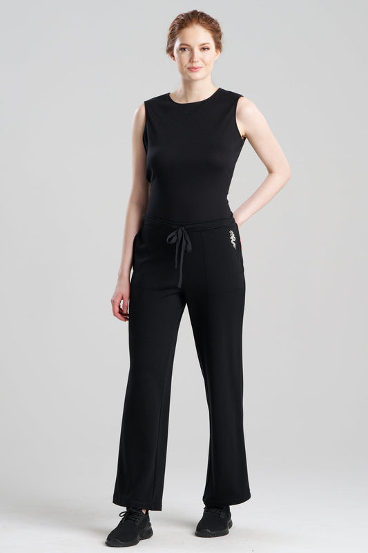 Natori Cocoon Brushed French Terry Straight Leg Pants
