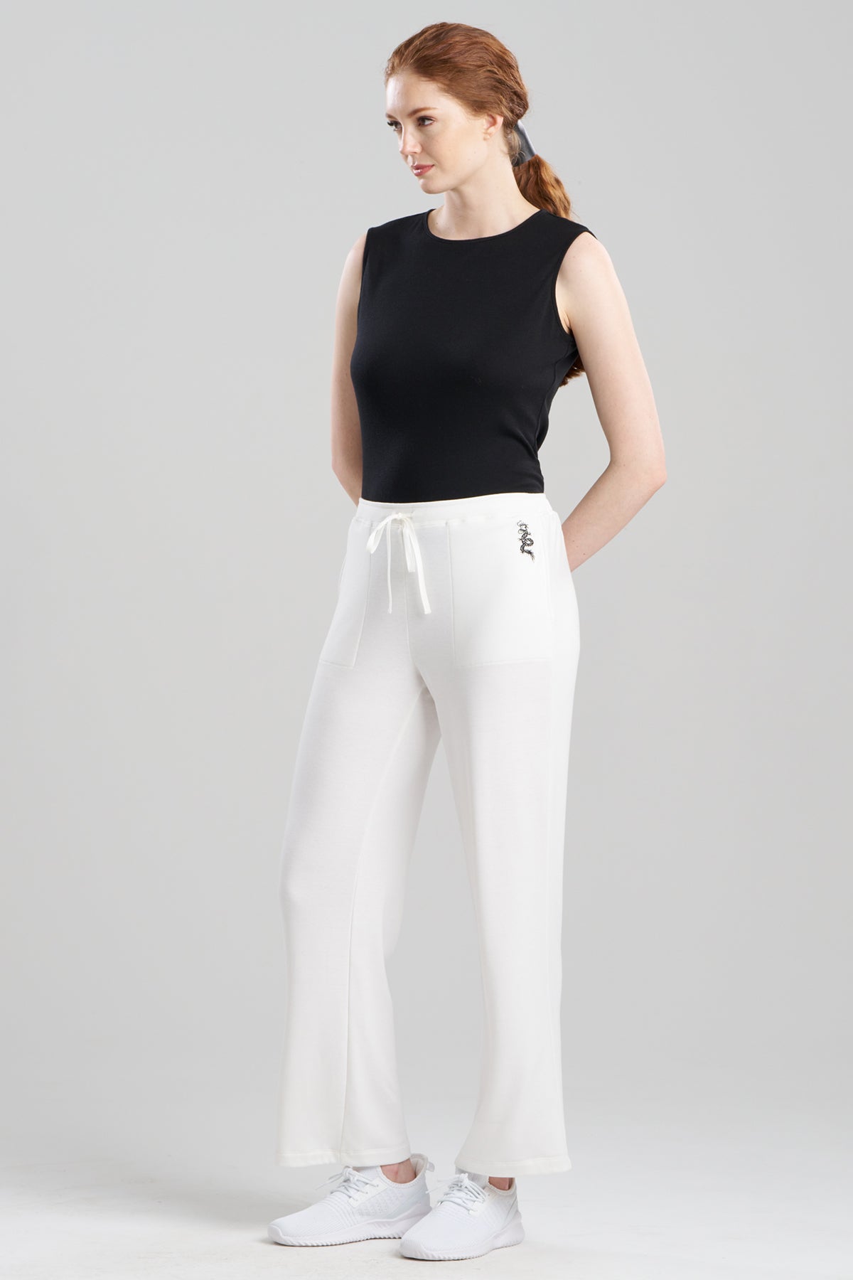 Natori Cocoon Brushed French Terry Straight Leg Pants