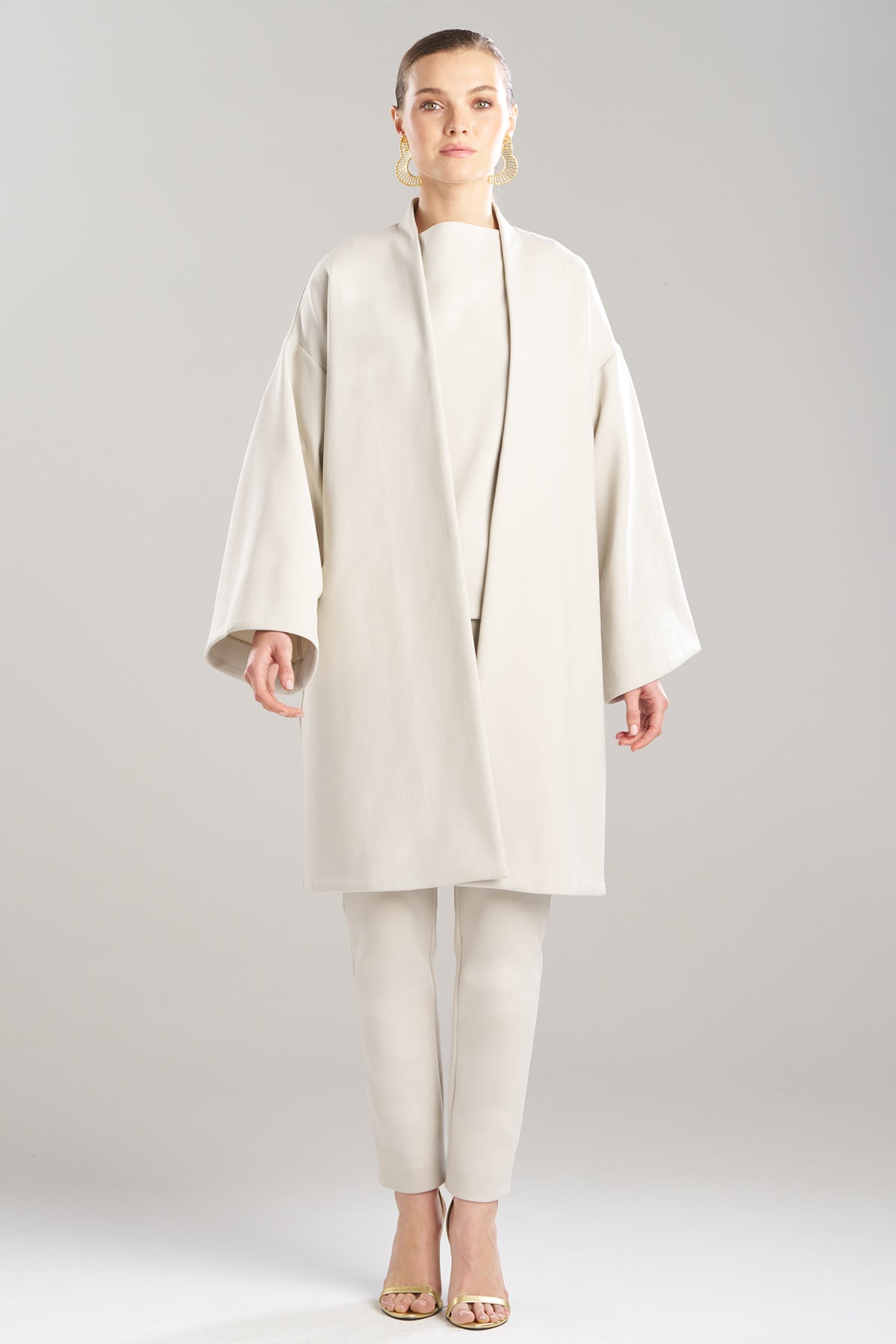 Natori Techno Crepe Kimono Coat