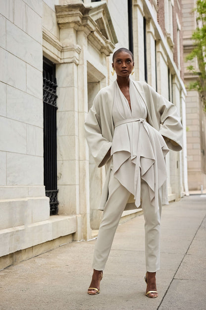 Natori Techno Crepe Kimono Coat
