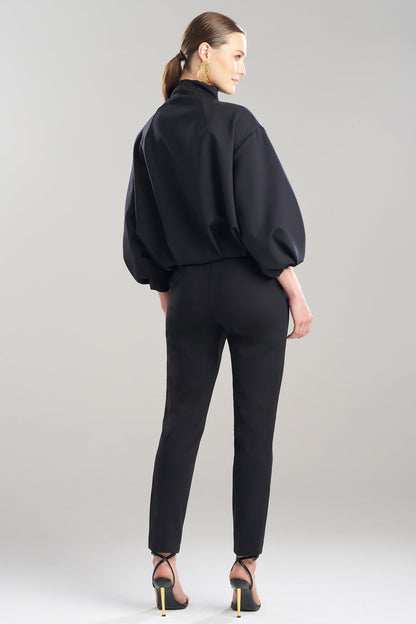 Natori Techno Crepe Bomber Jacket